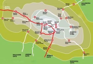 kilimanjaro climbing shira route map